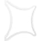 Ekena Millwork 23 38W x 23 38H x 58T Small Lilley Decorative Fretwork Ceiling Panels, PVC CELP23X2302LEY - alternate 2